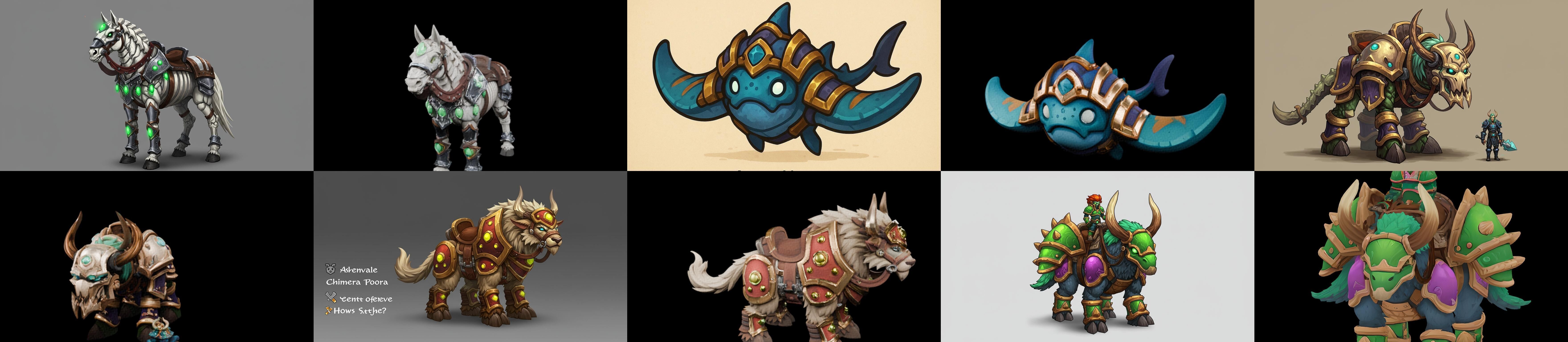 MountWorld bundle 33 pack 100 glb Low-poly 3D model_15