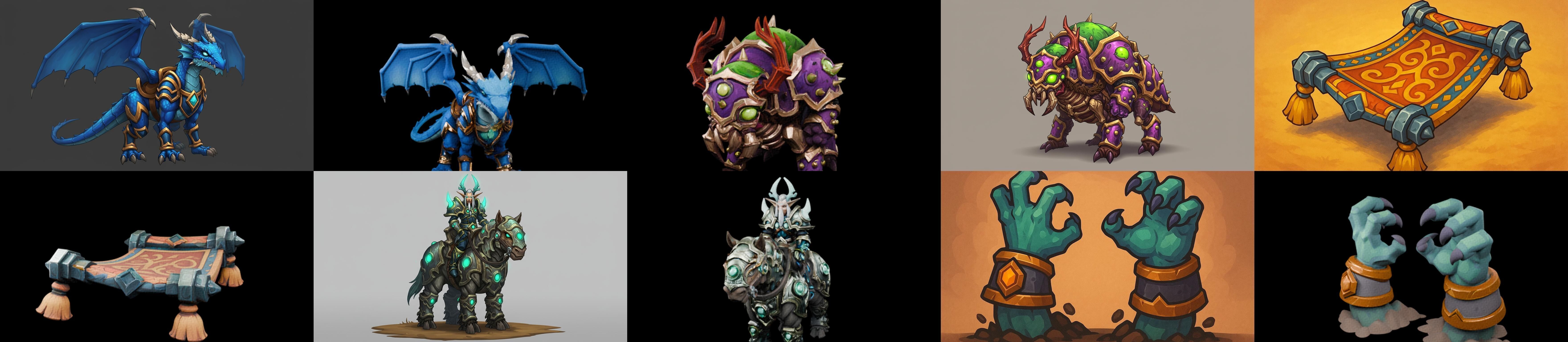 MountWorld bundle 33 pack 100 glb Low-poly 3D model_16