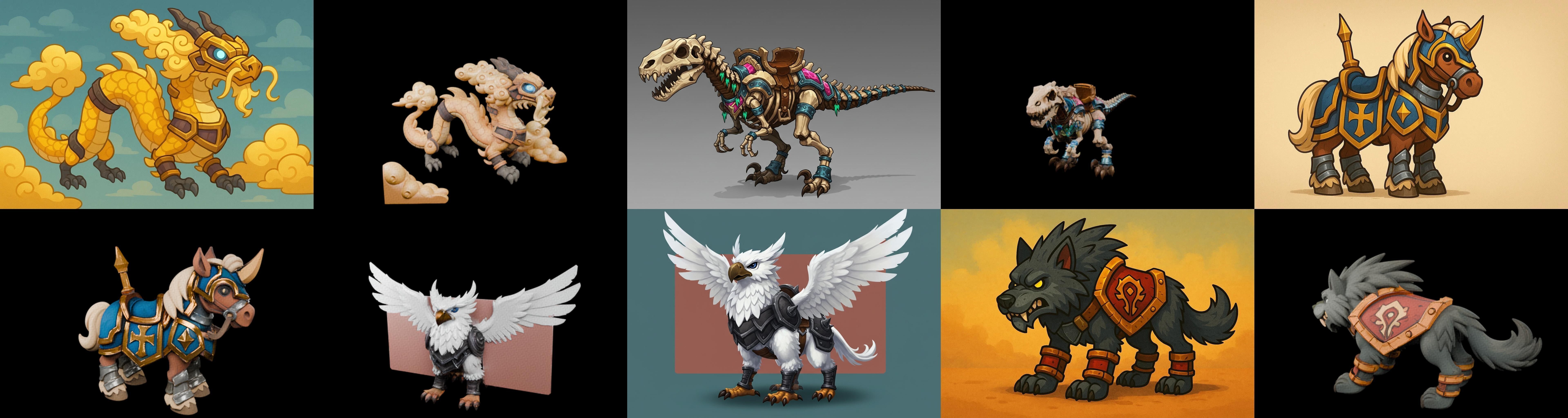 MountWorld bundle 33 pack 100 glb Low-poly 3D model_19