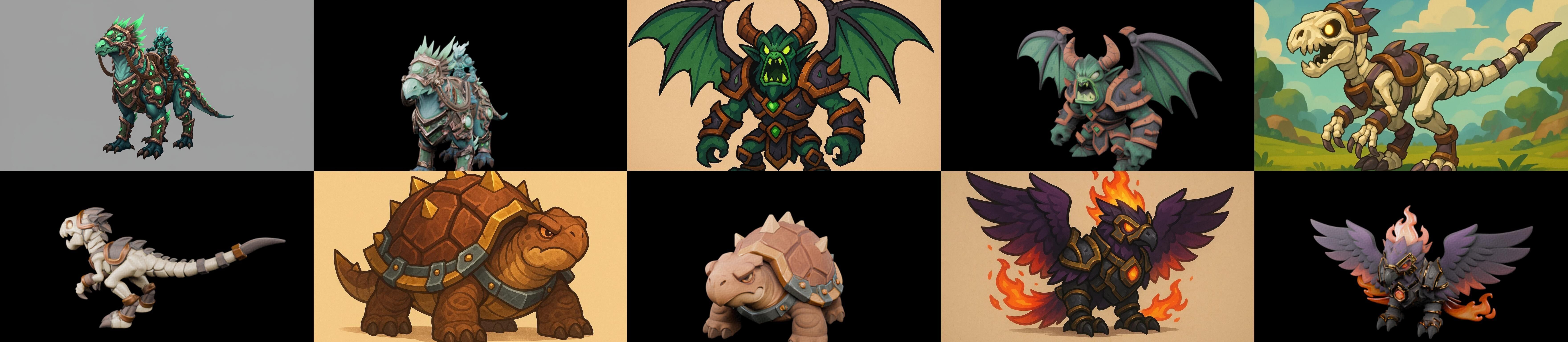 MountWorld bundle 33 pack 100 glb Low-poly 3D model_6