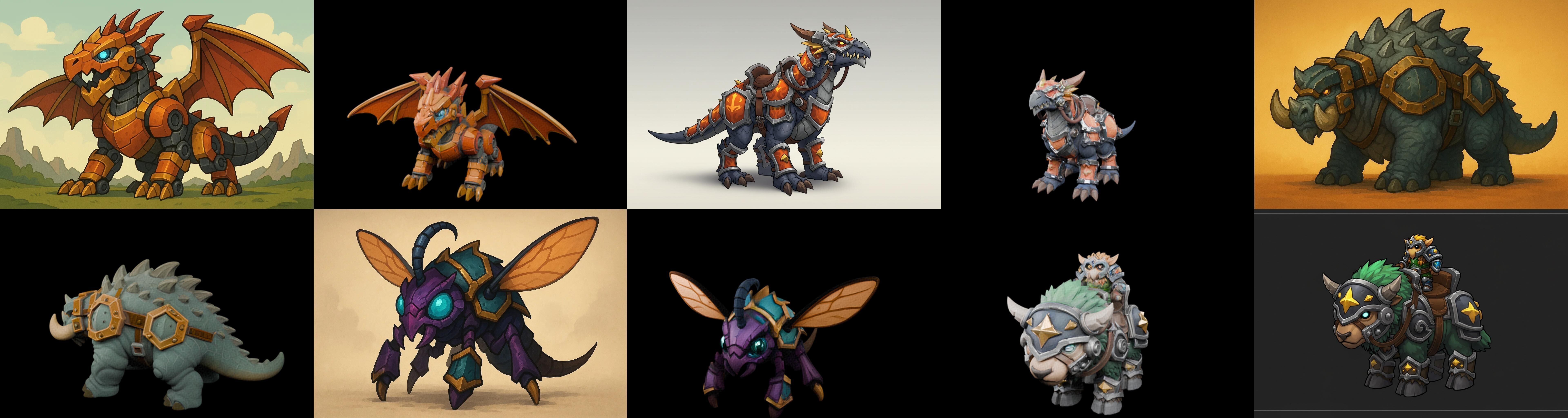 MountWorld bundle 32 pack 100 glb Low-poly 3D model_5