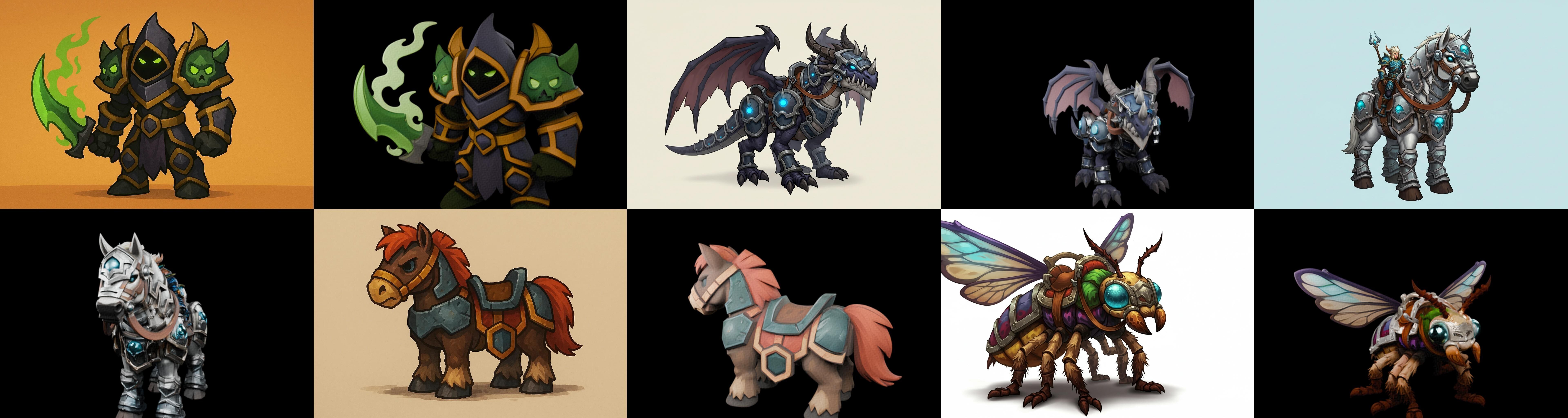 MountWorld bundle 32 pack 100 glb Low-poly 3D model_15