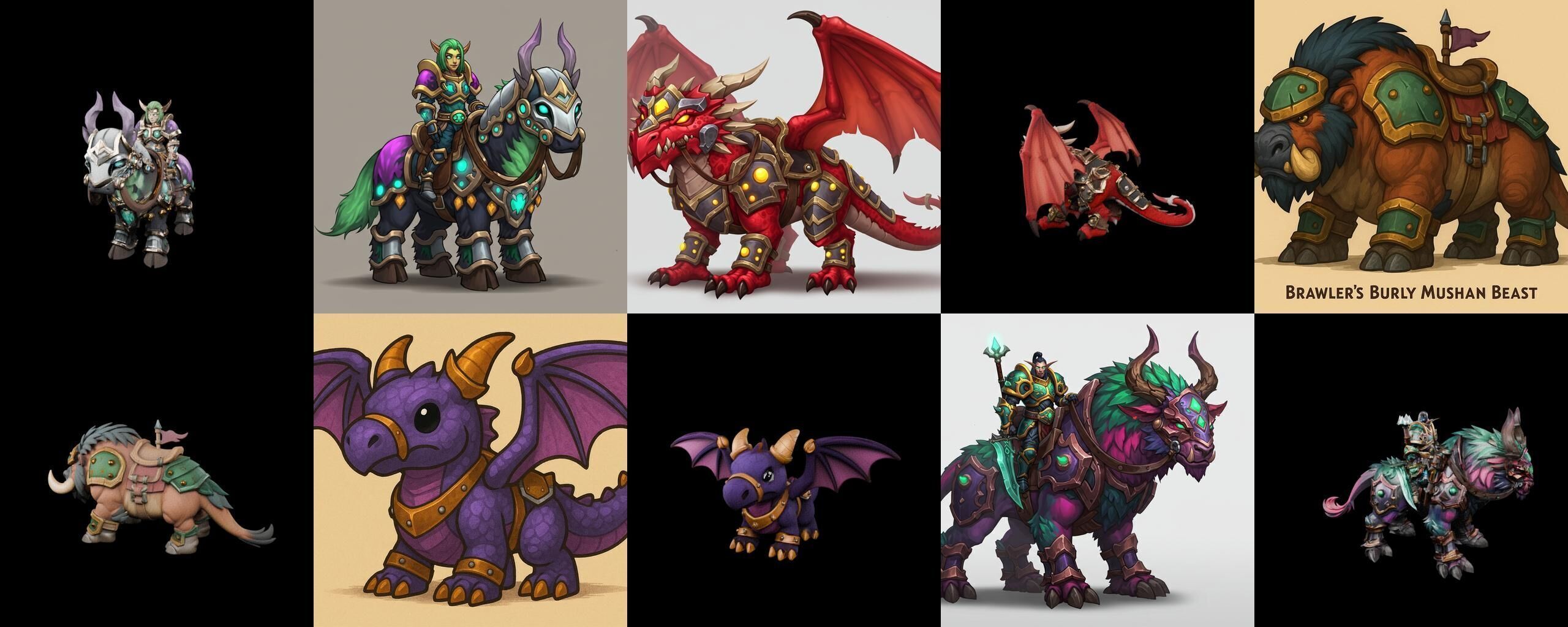 MountWorld bundle 32 pack 100 glb Low-poly 3D model_7