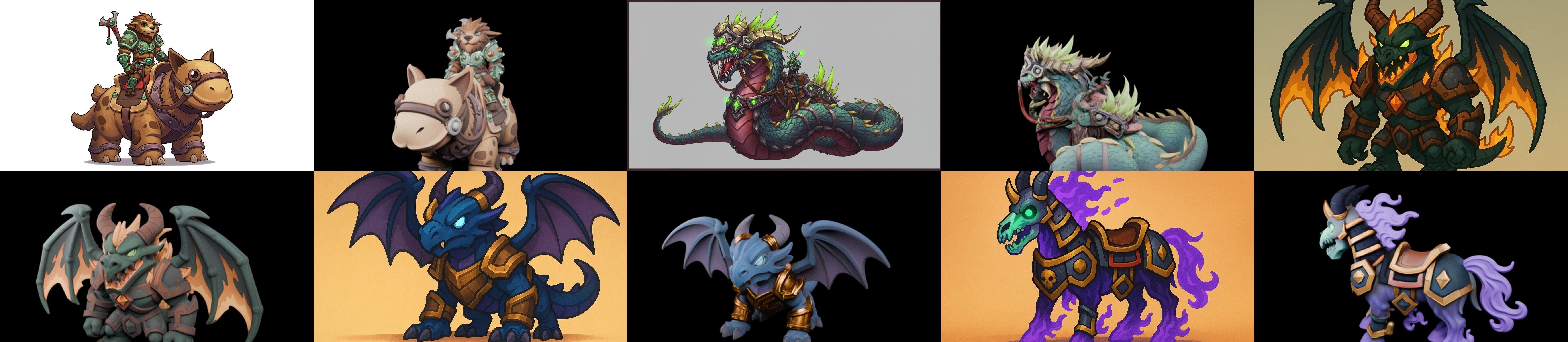 MountWorld bundle 32 pack 100 glb Low-poly 3D model_14