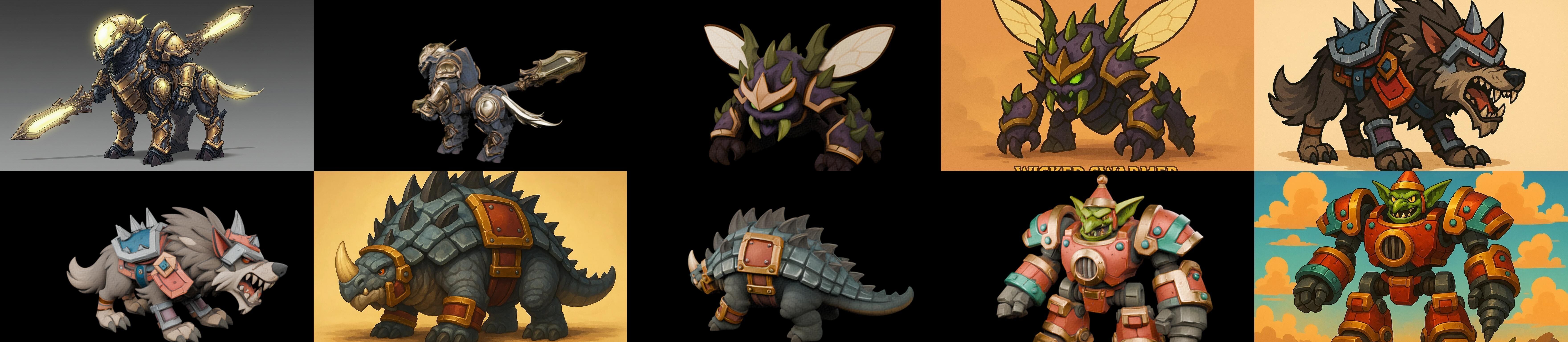 MountWorld bundle 32 pack 100 glb Low-poly 3D model_13