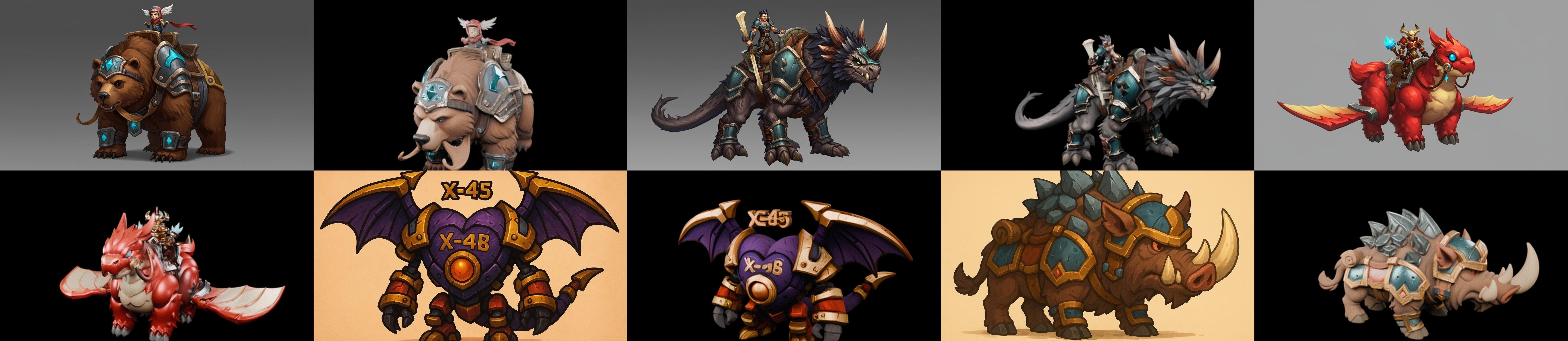 MountWorld bundle 32 pack 100 glb Low-poly 3D model_6