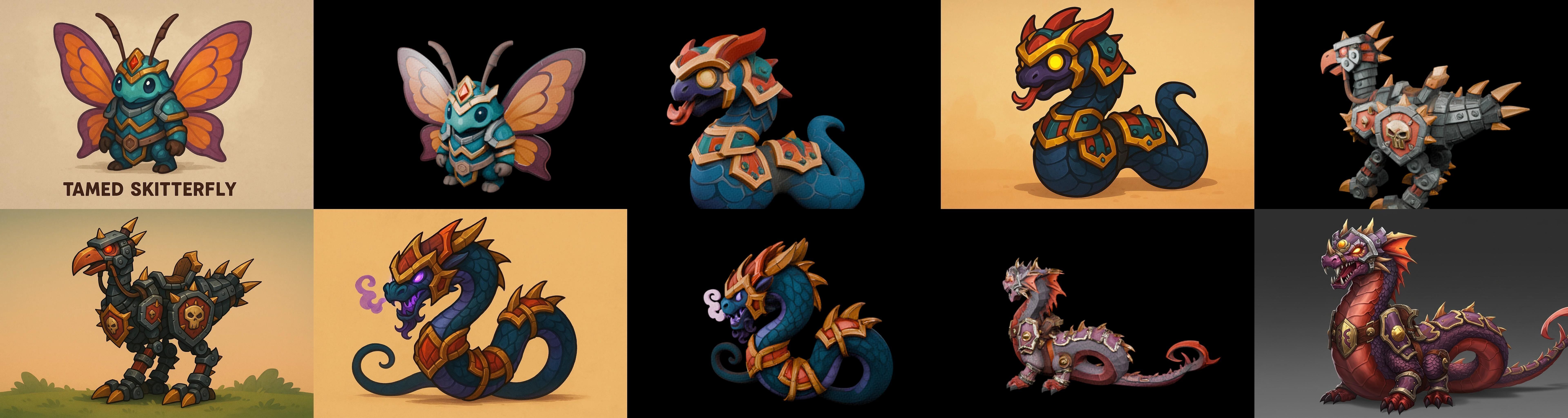 MountWorld bundle 32 pack 100 glb Low-poly 3D model_9