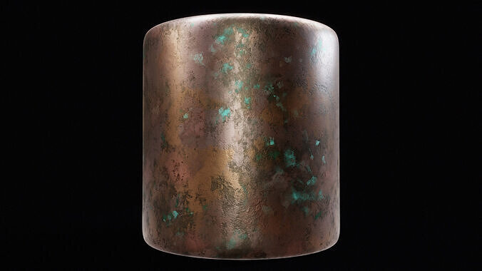 Corroded Bronze metal Substance material and textures Texture
