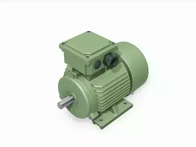 80 B3 Top IEC electric motor - 3D CAD model