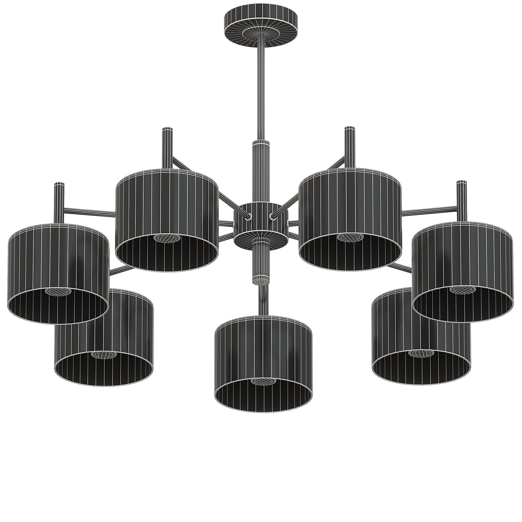 Chandelier lamp Citilux 3D model_2
