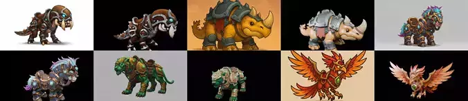 MountWorld bundle 31 pack 100 glb