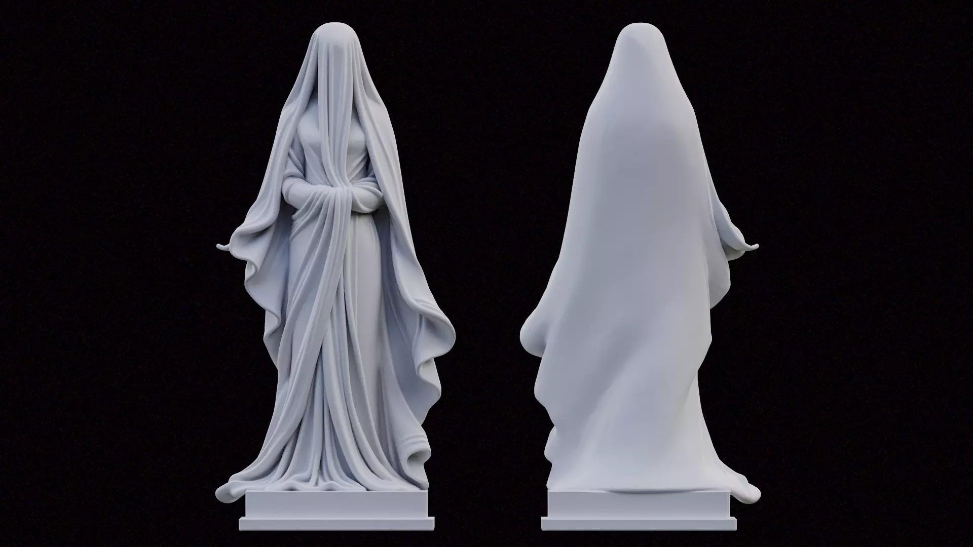 Ghost Maiden Free 3D print model