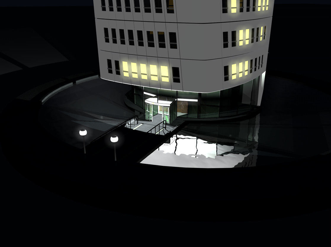 Turning Torso Skyscraper Building 3D model_13