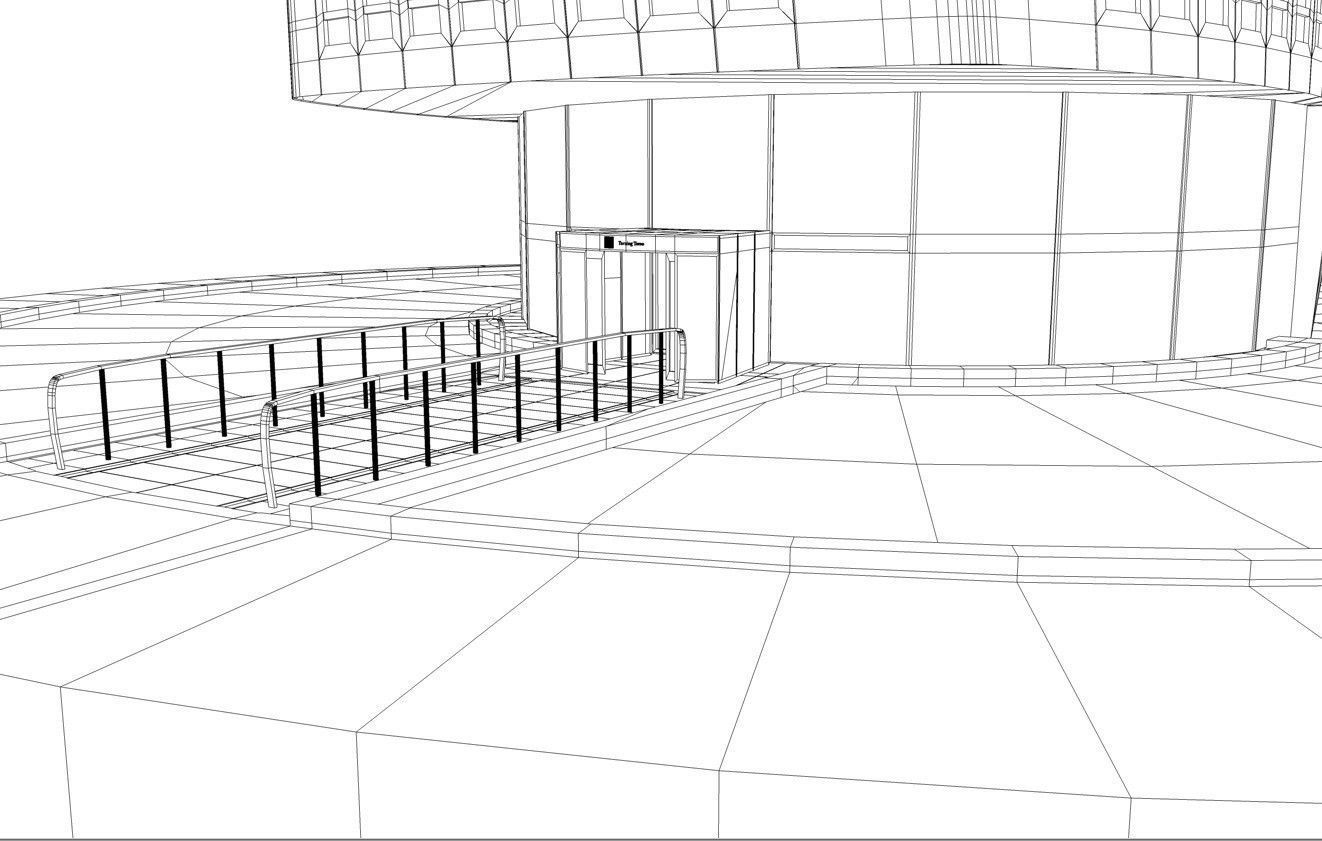 Turning Torso Skyscraper Building 3D model_11