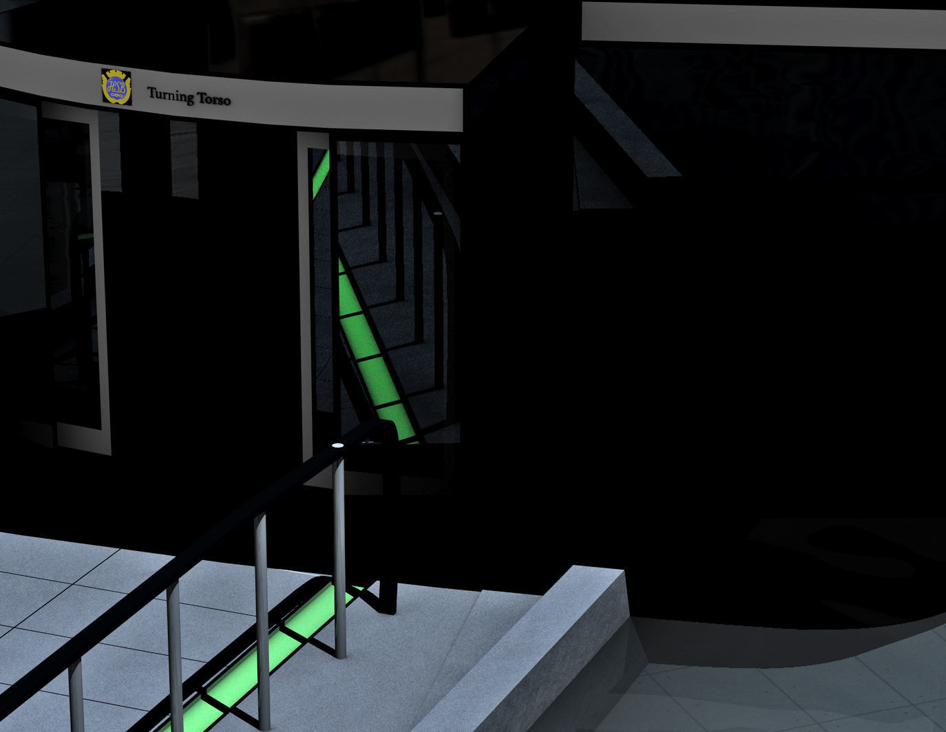 Turning Torso Skyscraper Building 3D model_5