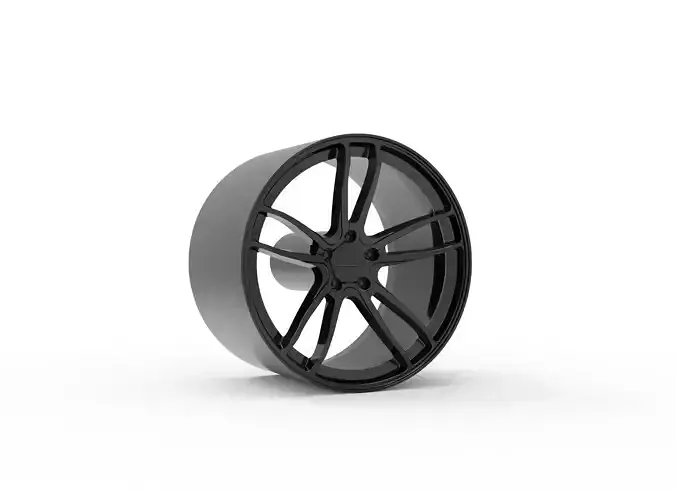 AMERICAN RACING MACH FIVE WHEEL 3D PRINT MODEL