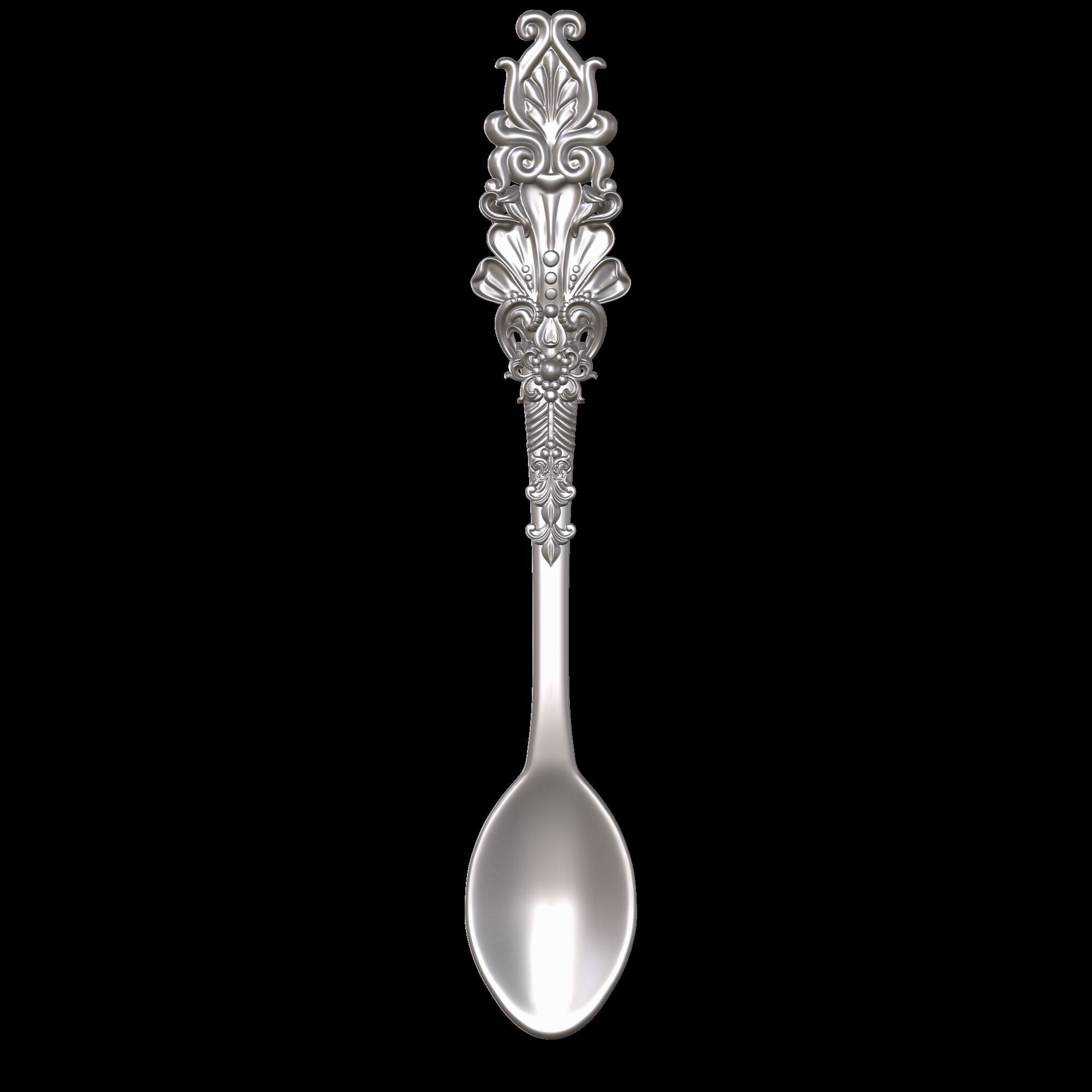 Ornament Spoon  Model 2 3D print model_8