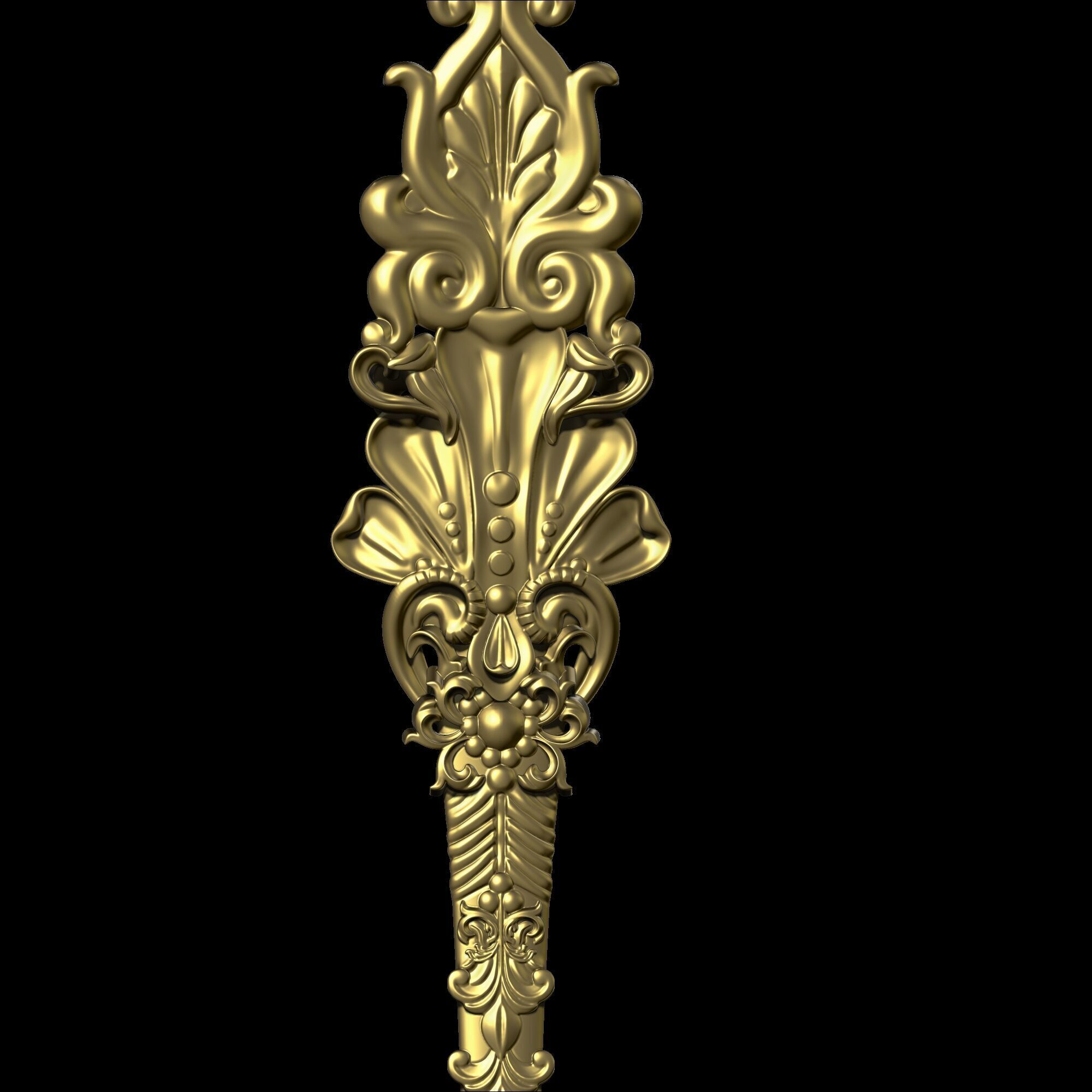 Ornament Spoon  Model 2 3D print model_1