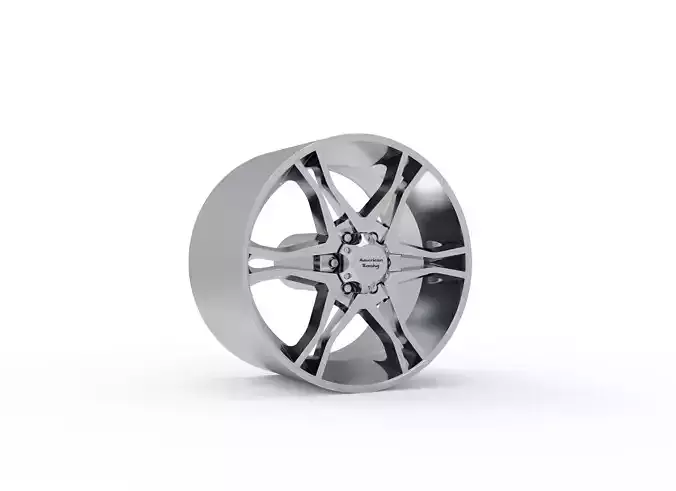 AMERICAN RACING MAINLINE WHEEL 3D PRINT MODEL