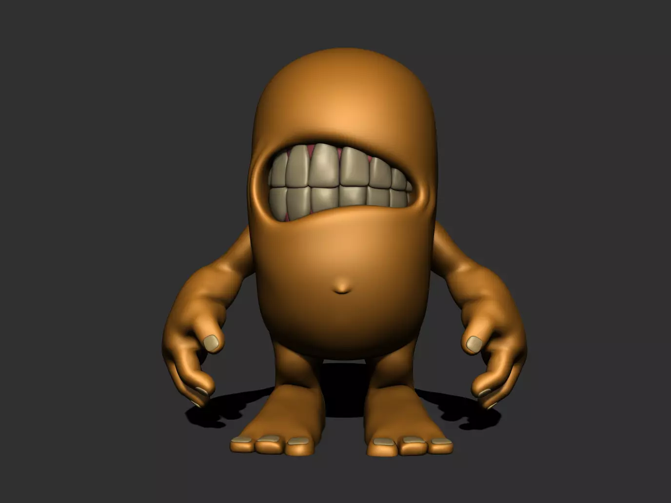 Bolo the human bean 3D print model