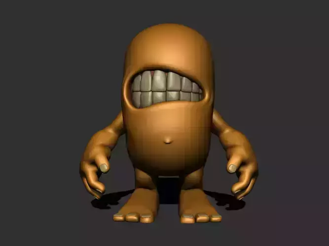 Bolo the human bean 3D print model