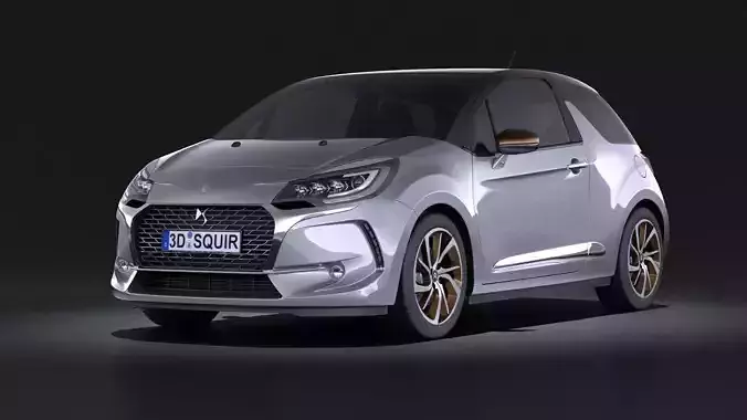 Citroen DS3 2016 VRAY 3D model