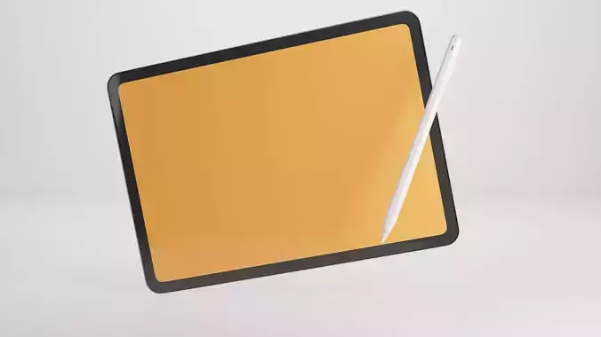 Graphics tablet with pen 