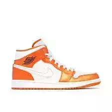 ORANGE AND WHITE AIR JORDANS 3D print model