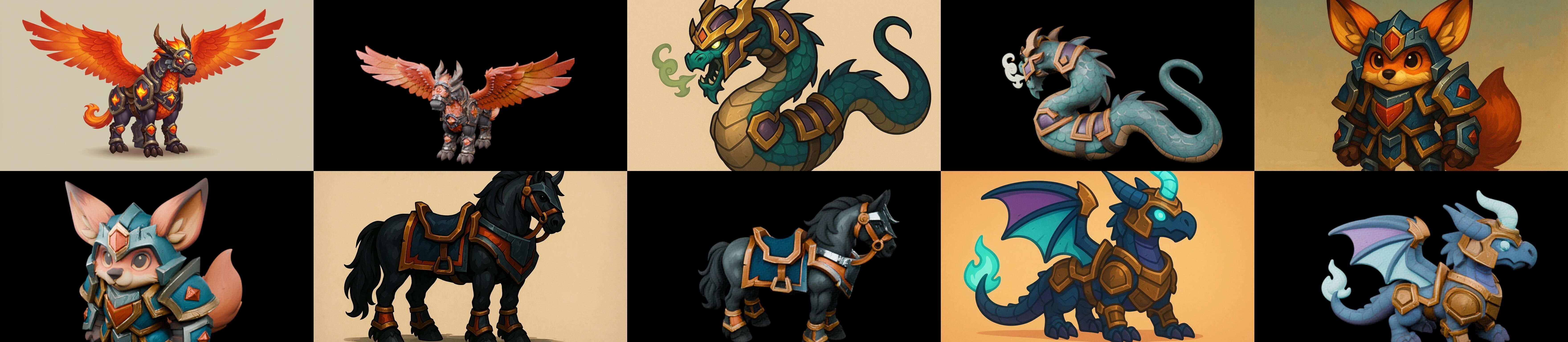 MountWorld bundle 25 pack 100 glb Low-poly 3D model_11