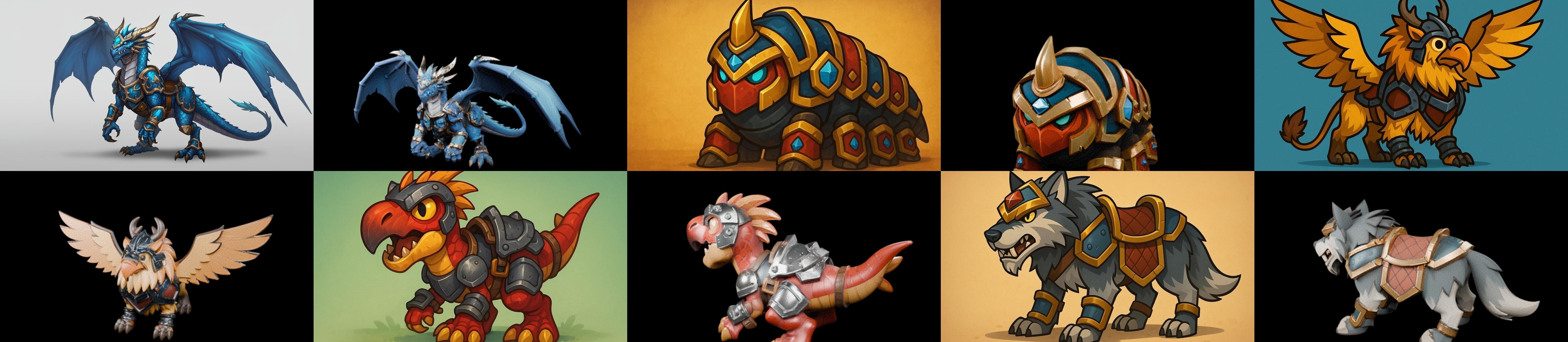 MountWorld bundle 25 pack 100 glb Low-poly 3D model_6