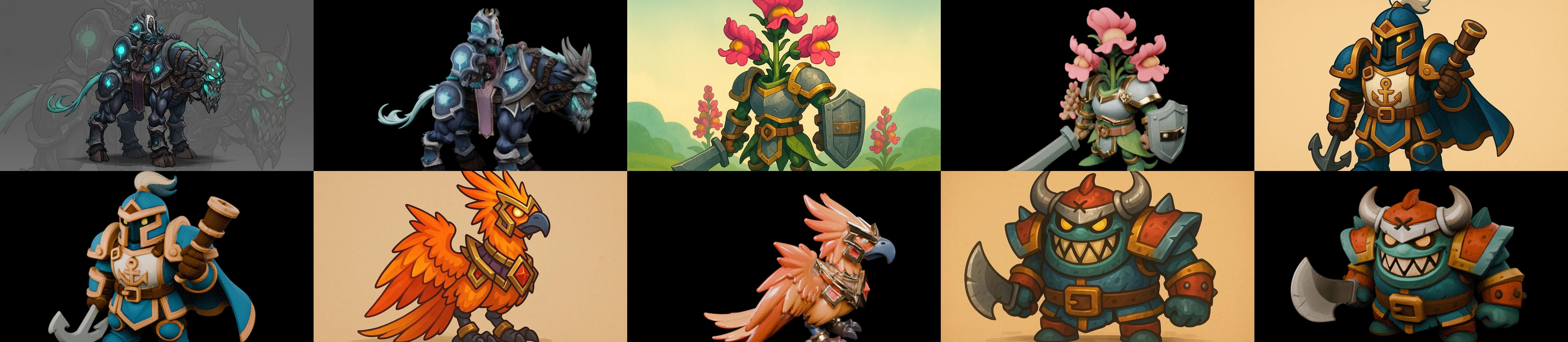 MountWorld bundle 25 pack 100 glb Low-poly 3D model_7