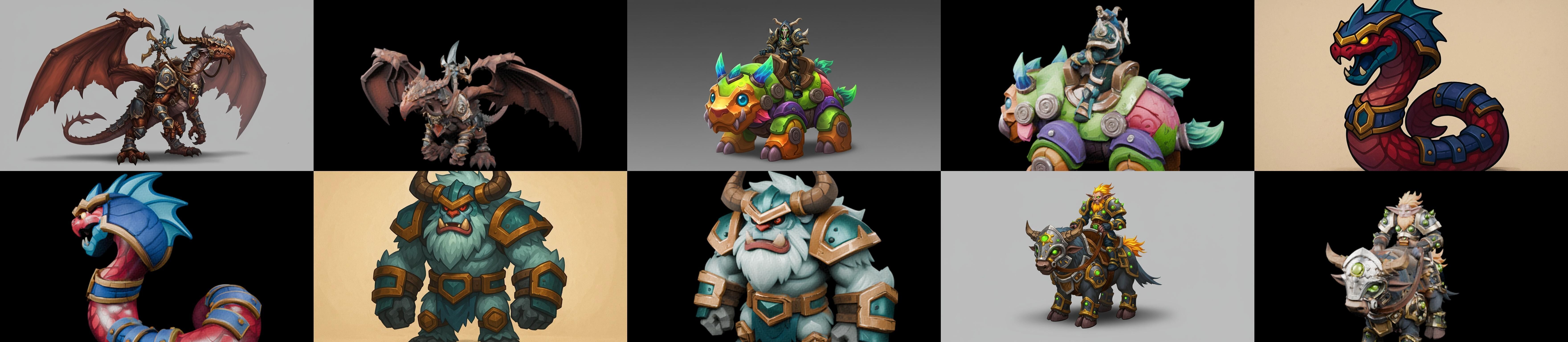 MountWorld bundle 25 pack 100 glb Low-poly 3D model_18