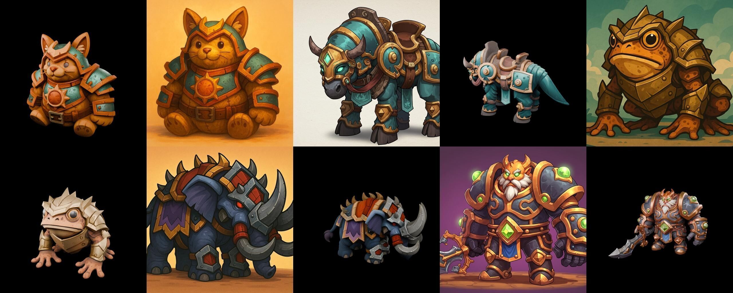 MountWorld bundle 25 pack 100 glb Low-poly 3D model_2