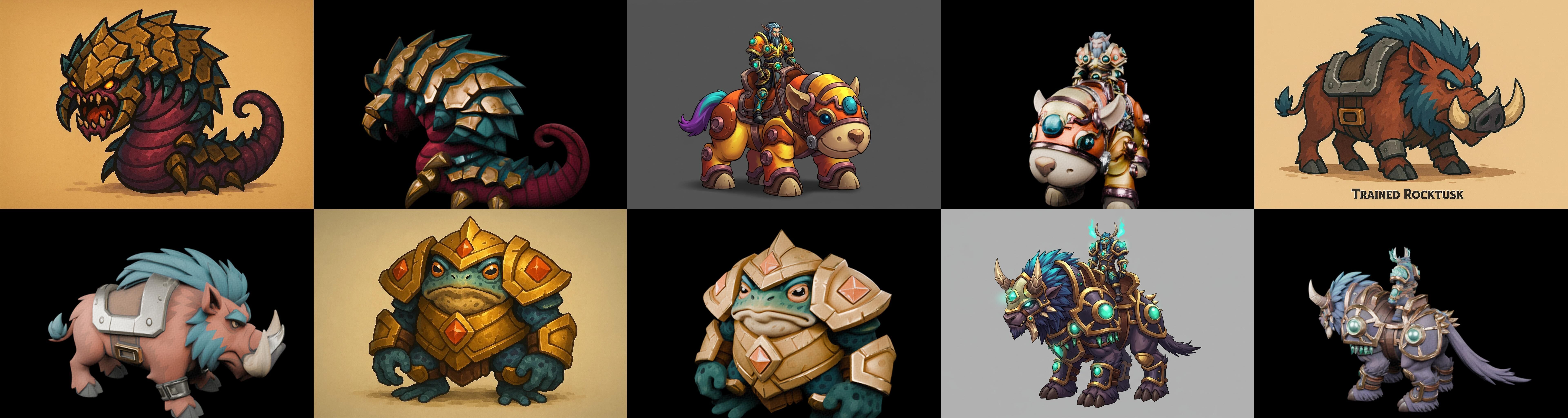 MountWorld bundle 25 pack 100 glb Low-poly 3D model_10