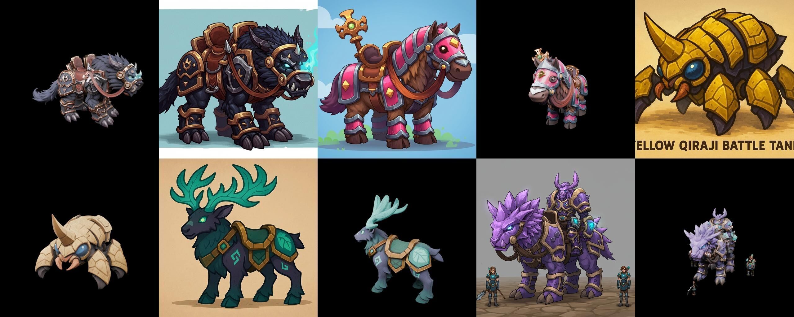 MountWorld bundle 25 pack 100 glb Low-poly 3D model_5