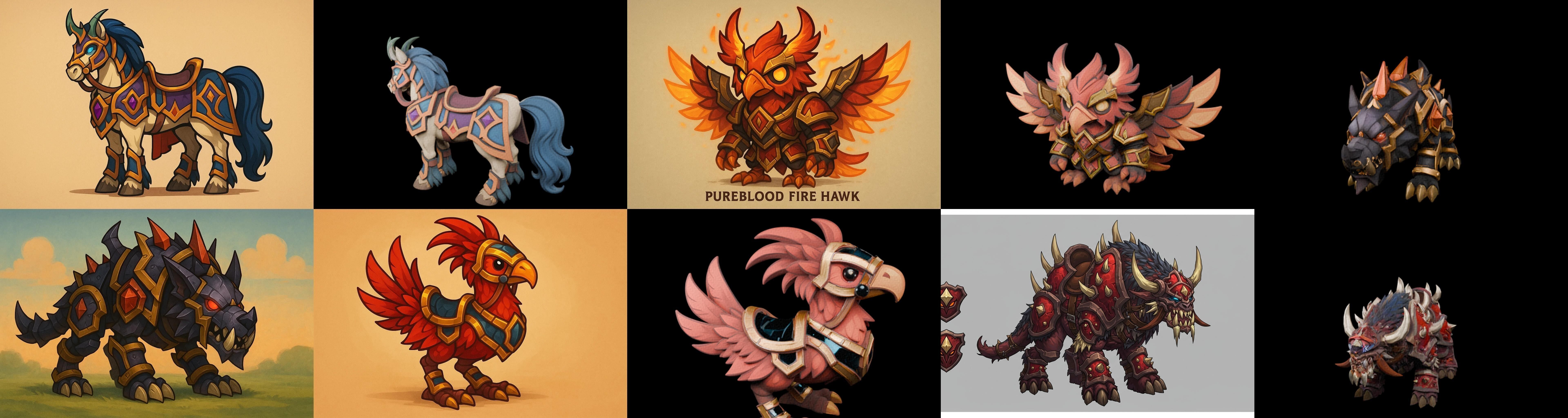 MountWorld bundle 25 pack 100 glb Low-poly 3D model_8