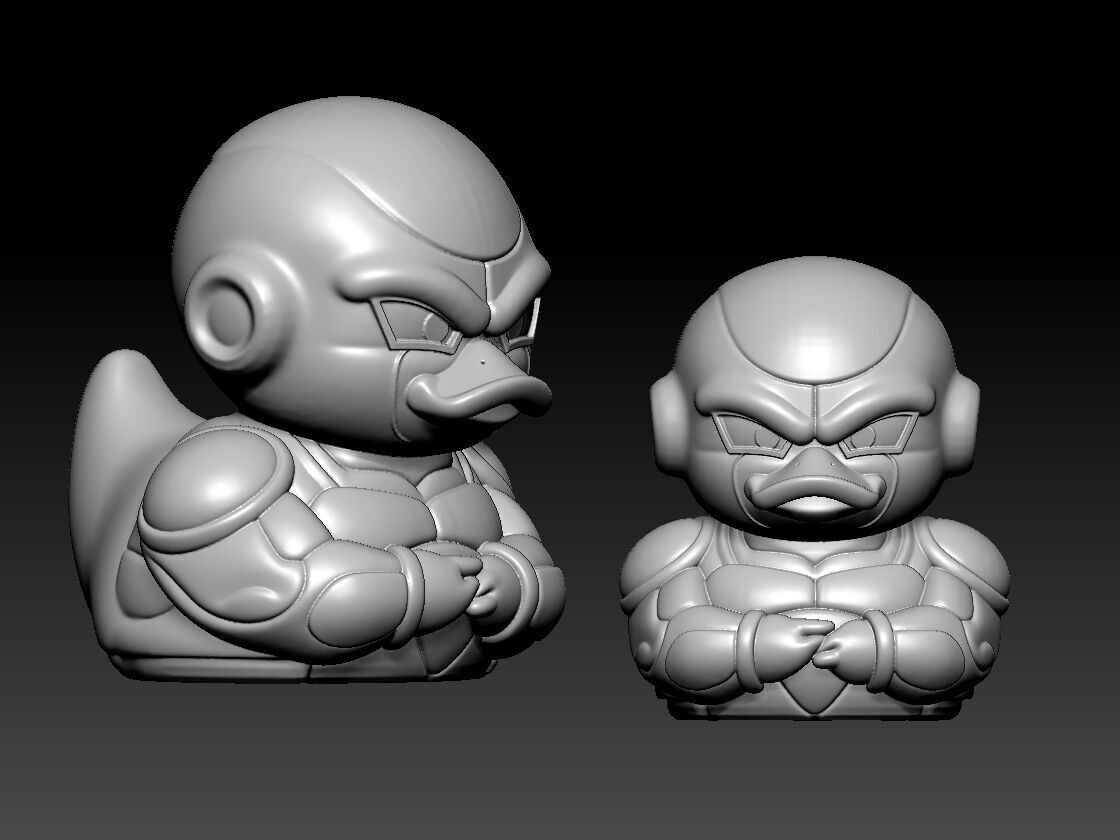 Rubber Duck - Frieza Dragon ball model - 3D print 3D print model_3