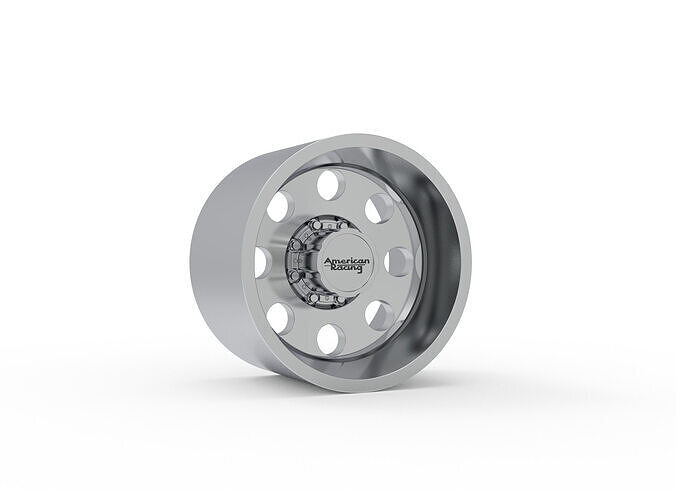 AMERICAN RACING REAR BAJA DUALLY WHEEL 3D PRINT MODEL 3D print model