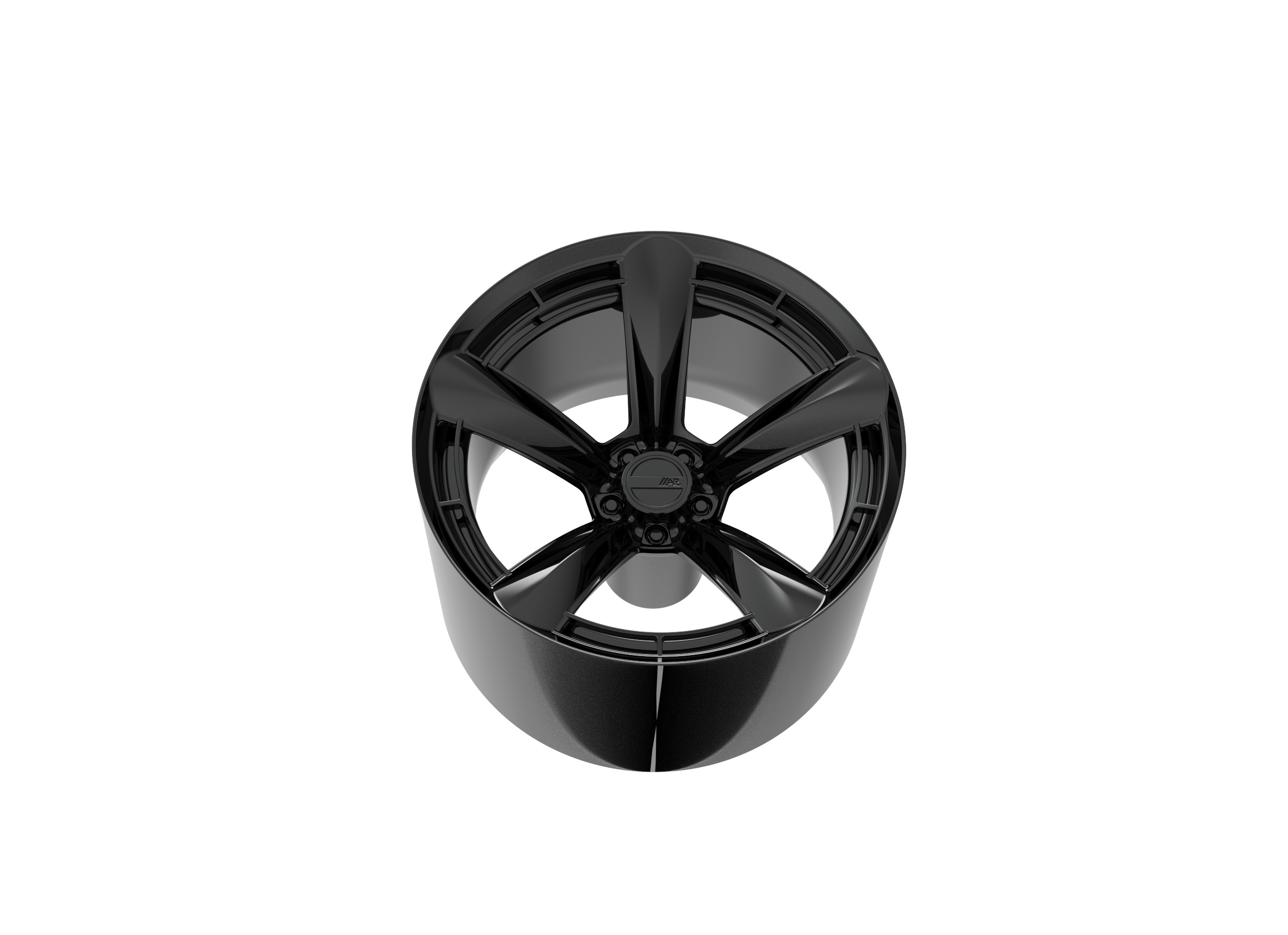 AMERICAN RACING TTF WHEEL 3D PRINT MODEL 3D print model_2