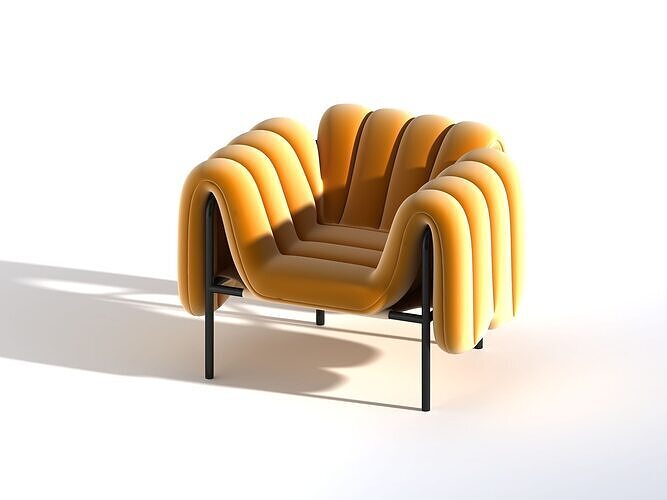Single sofa 3D print model