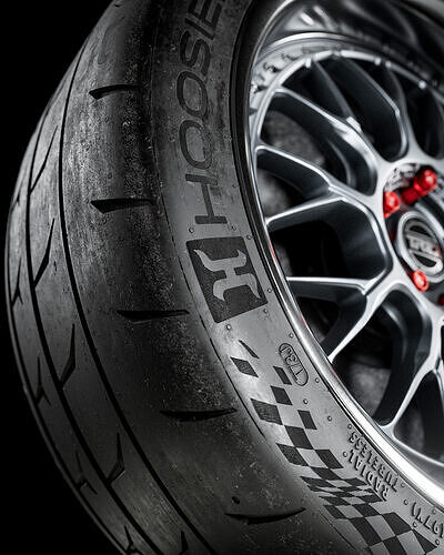 Hoosier Track Attack Pro  245 40 R18 3D model 2