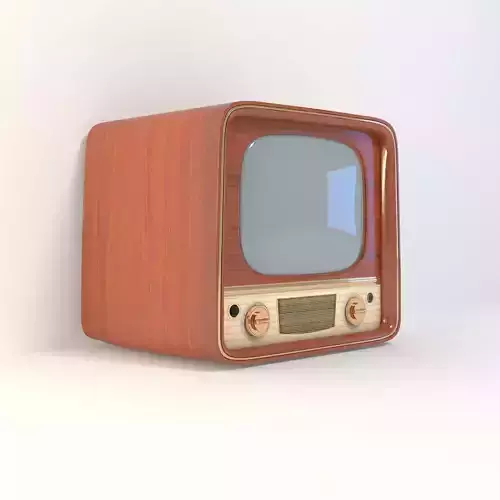 Vintage TV 3D model
