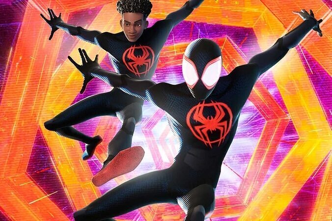 Spiderman Miles Morales Rigged with Textures Low-poly 3D model