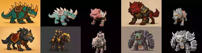 MountWorld bundle 17 pack 100 glb