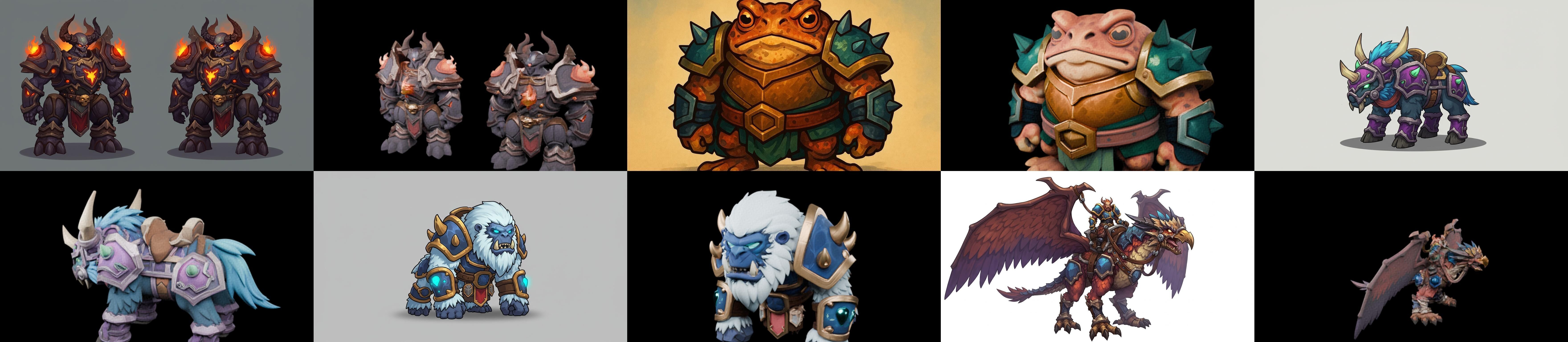 MountWorld bundle 16 pack 100 glb Low-poly 3D model_3