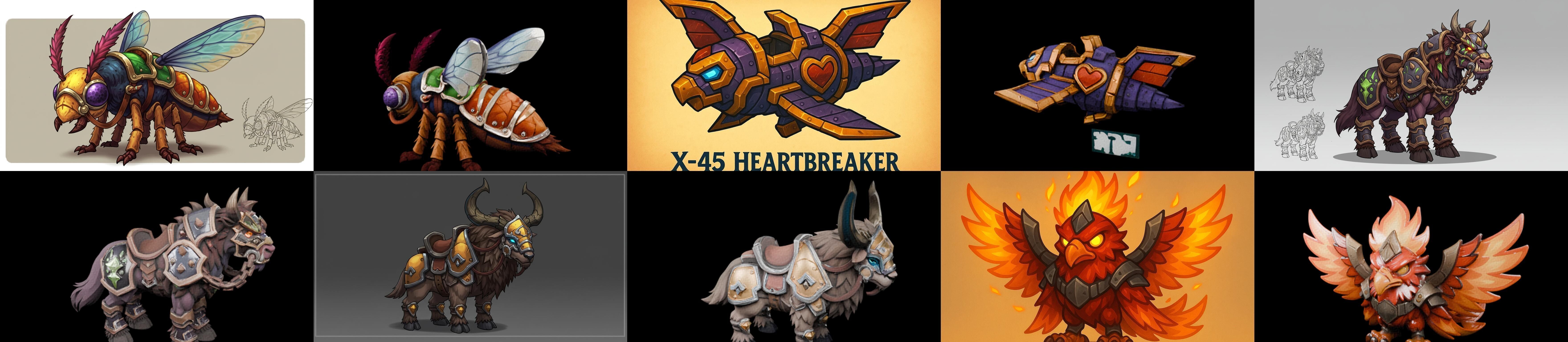 MountWorld bundle 16 pack 100 glb Low-poly 3D model_19