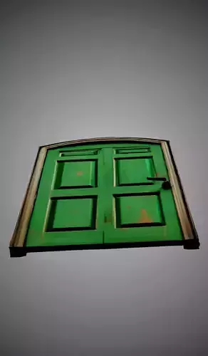 Green door for design