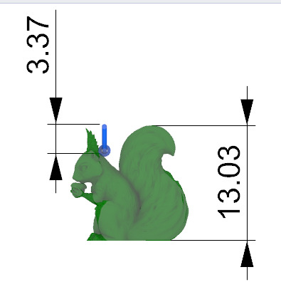 Squirrel Eating Nut Pendant charm bracelet Jewelry Necklace 3D print model_31