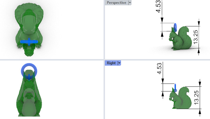 Squirrel Eating Nut Pendant charm bracelet Jewelry Necklace 3D print model_26