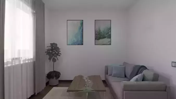 Classic living room 3ds max 2022 Corona render 11